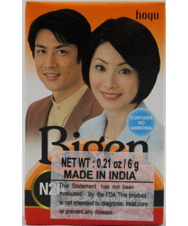 Bigen Powder Hair Color Black Brown N20 (6g)