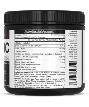 PEScience Prolific Pre Workout Powder Black Cherry 280g - Buy Online on SooperMarket.com