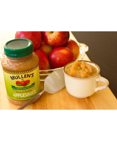 Mullen's Applesauce "Like Apple Pie Without the Crust" Less Sugar Recipe (24 Ounce (Pack of 12))