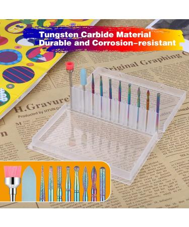 220Pcs Nail Drill Bits Set 210Pcs Nail Sanding Bands and 10Pcs Nail Drill Bit Professional Nail Drill Bits Titanium Plated Cuticle Drill Bits Nails Accessories Electric Nail Drill Bits Women Gift - Buy Online on SooperMarket.com