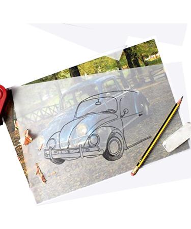 A4 Size Artists Tracing Paper, 8.3 x 11.5 inch, 100 Sheets-Translucent Sketching and Tracing Paper for Pencil, Marker and Ink, Lightweight