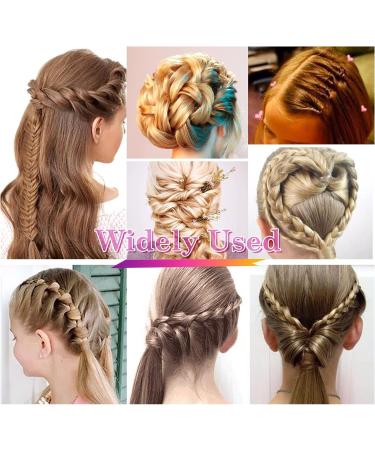Sularpek Tail Hair Tool 2 pcs Durable Hair Looping Tool Tail French Braid Loop Tool Fashion Hair Braiding Tool for Making Women and Girls Hair Style (Black) - Buy Online on SooperMarket.com
