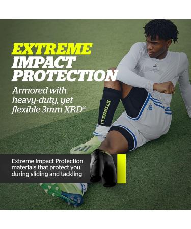 Storelli Unisex Bodyshield Impact Protection Crushed Shorts | Waded Soccer Compression Pants | Enhanced Lower Body Protection for Athletes - Buy Online on SooperMarket.com