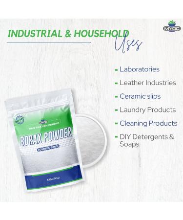 Premium Borax Powder 3.98 Oz - Bulk Laundry Cleaner Hand Soap Slime & Washing Powder | International Shipping - Buy Online on SooperMarket.com