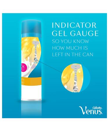 Gillette Venus with Olay UltraMoisture Vanilla Cashmere Women's Shave Gel 6oz - Pack of 6 - Buy Online on SooperMarket.com