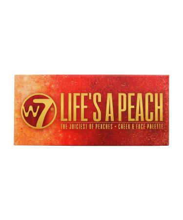 W7 Face Palette Life's A Peach 5 Shades 100 g