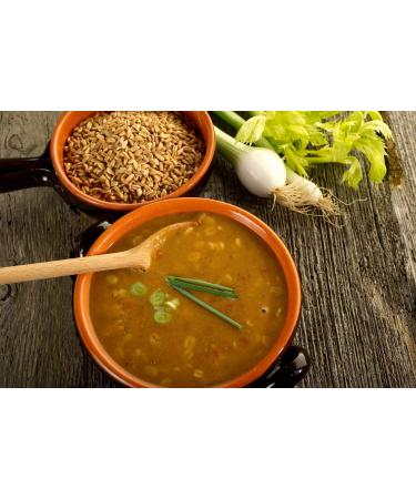 Organic Italian Pearled Farro 5 Pounds - Non-GMO, Kosher, Vegan Whole Grain. High Fiber & Protein. Sodium & Sugar Free - Bulk Pack - Buy Online on SooperMarket.com