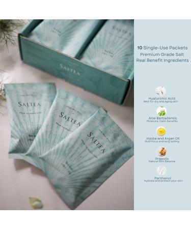 Luxury Spa Bath Salts for Soothing Bubble Bath - Set of 10 Packets (Vetiver) - Buy Online on SooperMarket.com