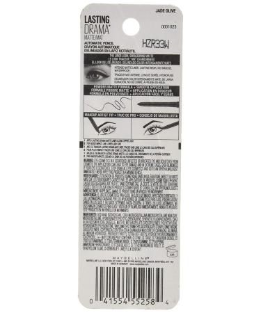 Maybelline Lasting Drama Matte Automatic Pencil 910 Jade Olive - Buy Online on SooperMarket.com