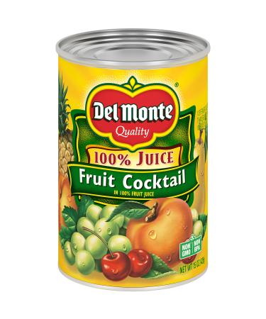 Del Monte Foods 100% Fruit Cocktail, 15 Oz