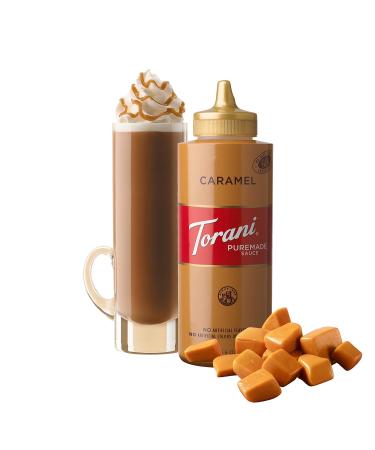 Torani Puremade Caramel Sauce 16.5oz (Pack of 4) - Delicious Caramel Flavor | 66oz Total - Buy Online on SooperMarket.com