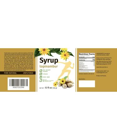 Buy Vegan Sugar-Free Syrup - 2 Bottles of 350g Jerrup | Low-Carb Sweetener for Breakfast - Ideal for Kids & Adults - Buy Online on SooperMarket.com