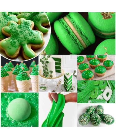 Green Liquid Food Coloring - 160ml Sugar-Free Concentrated Color for Cakes Baking Cookies Macarons Drinks & DIY Projects - Buy Online on SooperMarket.com
