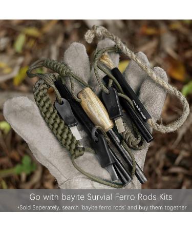 CrocSee Survival Wick Hemp Cord Tinder Kit with Waterproof Aluminum Bellows Tube Sleeve - Fire Starting Essentials - Buy Online on SooperMarket.com