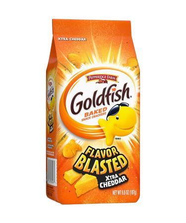 Goldfish Flavor Blasted Xtra Cheddar Snack Crackers 6.6 oz Bag - Buy Online on SooperMarket.com