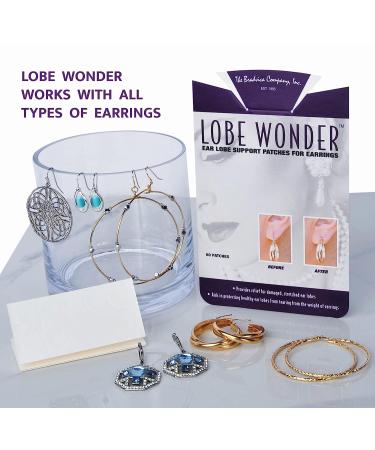 Lobe Wonder Ear Lobe Support Patch - Prevents Torn Piercings - 480 Clear & Latex-Free Patches - Buy Online on SooperMarket.com