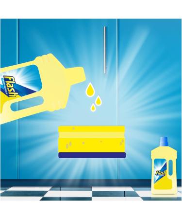 Flash Universal Crisp Lemons Multi-Surface Cleaning Liquid 1L style 1 - Buy Online on SooperMarket.com