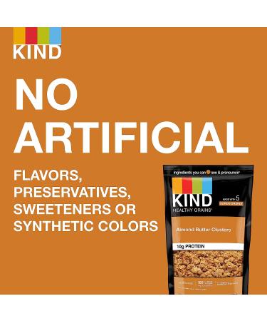 KIND Almond Butter Granola Clusters - 10g Protein, Gluten Free - 11oz (Pack of 6) - Buy Online on SooperMarket.com