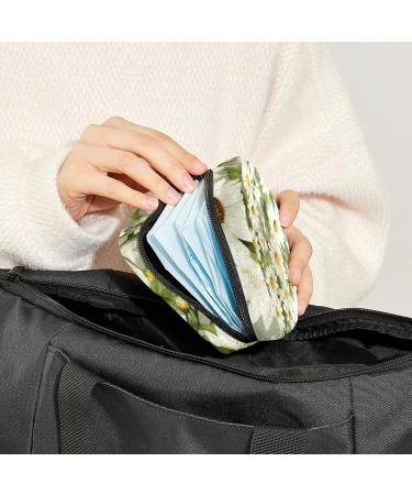Chamomiles Sanitary Napkin Storage Bag | Menstrual Cup Pouch | Nursing Pad Holder | Period Bag for Women & Teen Girls - Multi-colored - Buy Online on SooperMarket.com