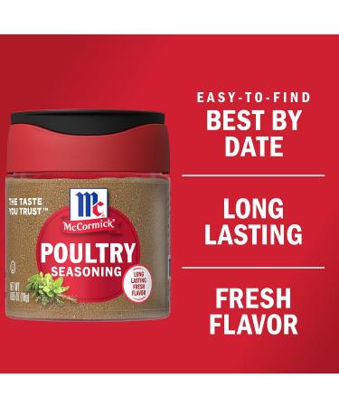 McCormick Poultry Seasoning (522631) 18.4 Grams - Buy Online on SooperMarket.com