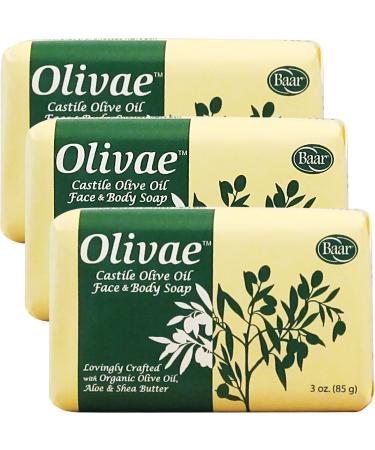 Olivae Castile Bar Soap 3 Bar Set