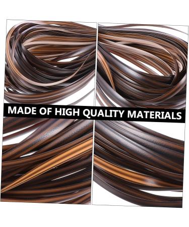 Yardenfun Pe Flat Rattan Plastic Baskets Rattan Furniture Repair Material Rattan Furniture Weaving Material or Brown 1X6000CM - Buy Online on SooperMarket.com