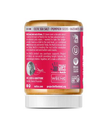 Nuttzo Organic Power Fuel 7 Nut & Seed Butter Crunchy 12 oz | Healthy Snack | Protein-Packed Spread - Buy Online on SooperMarket.com