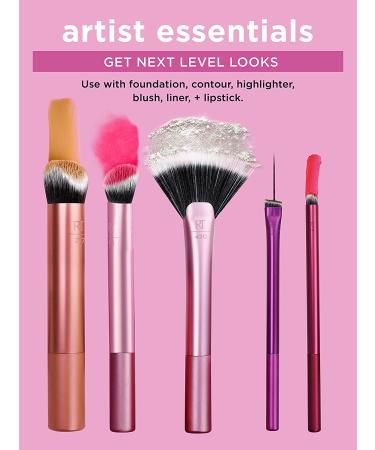 Real Techniques Artist Essentials 5-Piece Makeup Brush Set - Professional Quality - Buy Online on SooperMarket.com