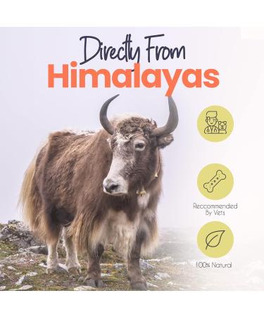 Himmaleh Yak Chews for Dogs - Yak chews for dogs medium (pack of 2) - Protein Rich Dog Chews Long Lasting Natural - Yak Milk Chews- Toothsome Yak Bars for Dogs - Healthy Yak Snack for Medium Breeds - Buy Online on SooperMarket.com