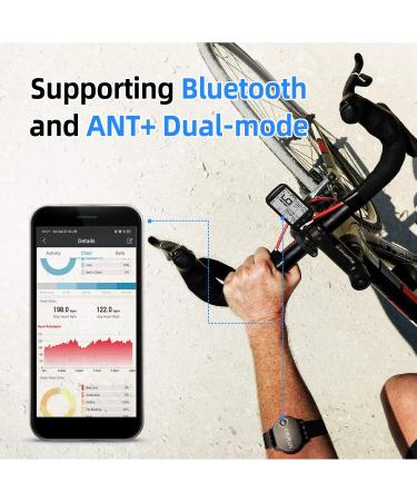 CYCPLUS Waterproof Heart Rate Monitor Armband for Men and Women - Bluetooth/ANT+ Compatible - Buy Online on SooperMarket.com