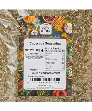 Old India Couscous Seasoning 1kg - Premium Blend for Authentic Flavors - Buy Online on SooperMarket.com