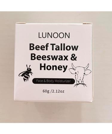 Beef Tallow and Honey Balm for Skin - Tallow Honey Skin Balm (2 oz) - Grass-Fed Beef Tallow & Raw Wild Honey Blend - All-Natural Moisturizer for Face & Body Tallow Balm for Skin Hydration - Buy Online on SooperMarket.com