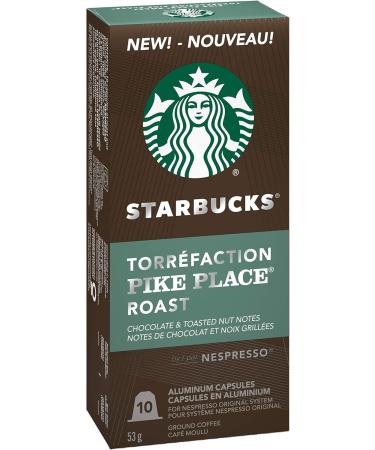 Starbucks By Nespresso Pike Place 5 X 10 Nespresso Coffee Pods 50 Count & by Nespresso Decaf Espresso Roast Nespresso Coffee Capsules Original Line Compatible 10 Nespresso Coffee Pods - Buy Online on SooperMarket.com
