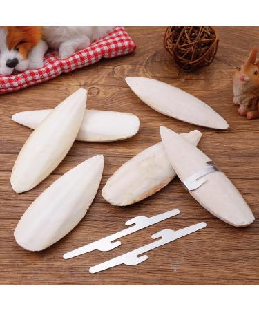 Buy Lorelo 6-Piece Sepia Bowl & Chewing Toys Set for Parrots Turtles & Snails - Includes 3 Metal Holders 11-13cm - International Shipping Available! - Buy Online on SooperMarket.com
