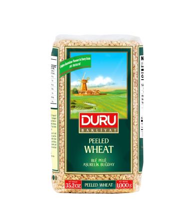 Duru Salvated wheat 35.2oz (1000 g) 100% natural and certified high fiber and protein not genetically modified ideal for vegan recipes better than rice laminations wheat