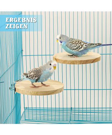 Reyshin Bird Seating Board Set - 4 Pieces Bird Playground Accessories with 5 Rat Balls for Budgies Canaries and Lovebirds - Ideal Bird Cage Toys - Buy Online on SooperMarket.com