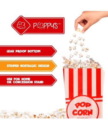 Grehge corn Bags - 40 Pcs 1oz Concession-Grade Bags Popcorn Machine Accessories for Popcorn Bars Movie Nights Concessions - Buy Online on SooperMarket.com
