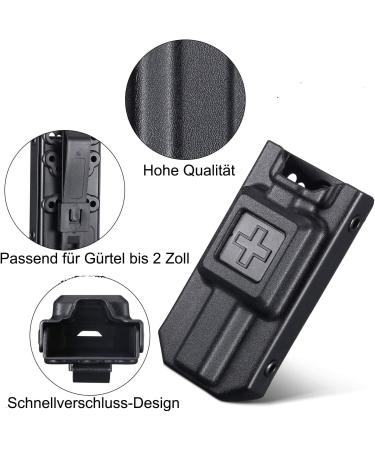 Feloyal Tactical Tourniquet Case - Portable EDC Organizer Bag for Outdoor Sports | Multifunction Military Accessories (Black) - Buy Online on SooperMarket.com
