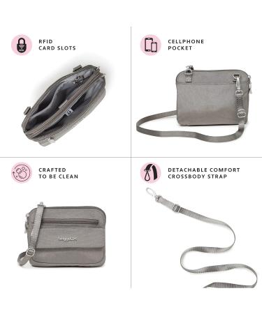 Baggallini Modern Everywhere Mini One Size Sterling Shimmer - Buy Online on SooperMarket.com