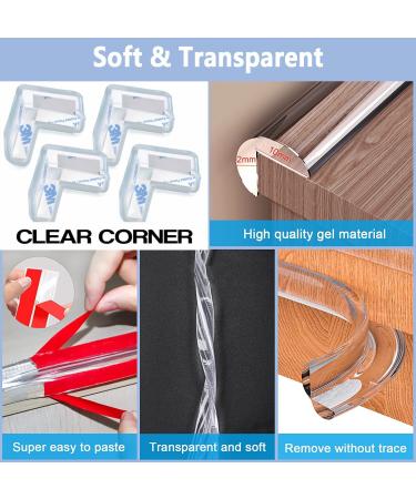 Baby Proofing Edge Corner and Guards  10FT Silicone Soft Corner Protectors   10ft Edge + 4 Corners Safety 3M Upgraded Pre-Taped Strong Adhesive  Baby Corner Protector for Fireplace  Table  Stair - Buy Online on SooperMarket.com