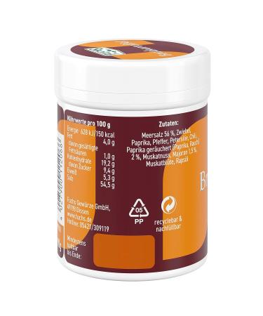 Fuchs Gourmet Selection Fried Potato Spice Salt - Vegan Seasoning for Frying & Oven Potatoes Refillable 70g - Buy Online on SooperMarket.com