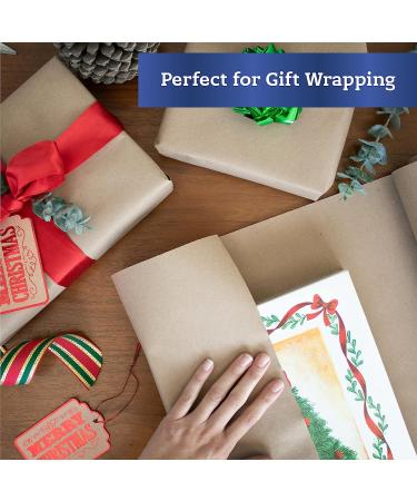 Brown Kraft Paper Roll 17.5 in x 1320 in (110 ft) Made in The USA - Brown Paper Roll - Brown Wrapping Paper Roll - Brown Craft Paper Roll - Roll of Paper - Kraft Wrapping Paper  Shipping Paper - Buy Online on SooperMarket.com