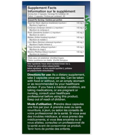 Host Defense Stamets 7 Mushroom Complex Supplements |Immune Booster Supplement with 7 Mushroom Blend - Lions Mane Chaga Cordyceps Reishi Maitake Mushrooms Supplements Capsules (120 Count (Pack of 1) Stamets 7 Capsules) Stamets 7 Capsules 120 count (Pack o - Buy Online on SooperMarket.com