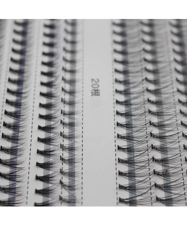 Bodermincer 240pcs C Curl Mixed 10D/20D Cluster Eyelashes - 0.07mm / 0.10mm - Professional Makeup Individual Cluster Eye Lashes - 8mm to 12mm - Best for Professional Makeup Artists - Buy Online on SooperMarket.com