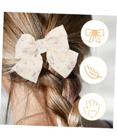 FOMIYES 1 Set Hair Accessories Bands Scrunchies Satin Scrunchies Elastics Bands Ponytail Scrunchies Bow Knotted Satin Hair Tie Bowknot Hair Clip Girl Alligator Clip The Flowers Mesh - Buy Online on SooperMarket.com