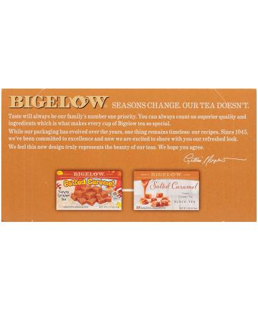 Bigelow Salted Caramel Black Tea 108 Tea Bags (Pack of 6) - Caffeinated Salted Caramel Blend - Buy Online on SooperMarket.com