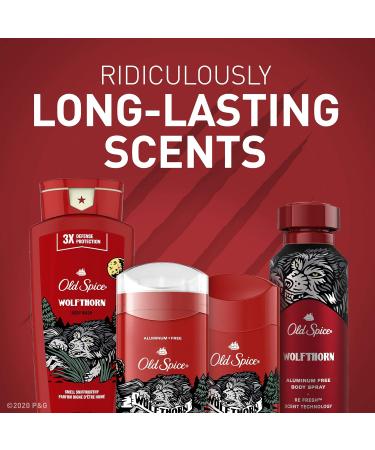Old Spice Wolfthorn Aluminum-Free Deodorant for Men 3 oz - Pack of 3 | 48 Hr. Protection - Buy Online on SooperMarket.com