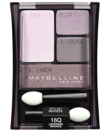 Maybelline New York Expert Wear Eyeshadow Quads  16q Lavender Smokes Stylish Smokes  0.17 Ounce Violet