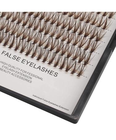 Buy Large Tray 10-20mm Brown Color Lash Extensions | 20 Roots D Curl Individual False Eyelashes - 0.07mm Thickness | Volume Makeup Tools - Buy Online on SooperMarket.com