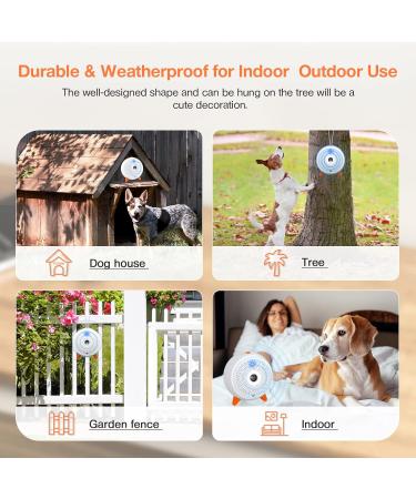 Anti Barking Device Auto Dog Barking Deterrent Devices Ultrasonic Dog Control Stop Dog Barking Device Ultrasonic Anti Dog Barking Pet Gentle Anti Barking Device for Small Large Dogs Indoor Outdoor White#0108HJU - Buy Online on SooperMarket.com